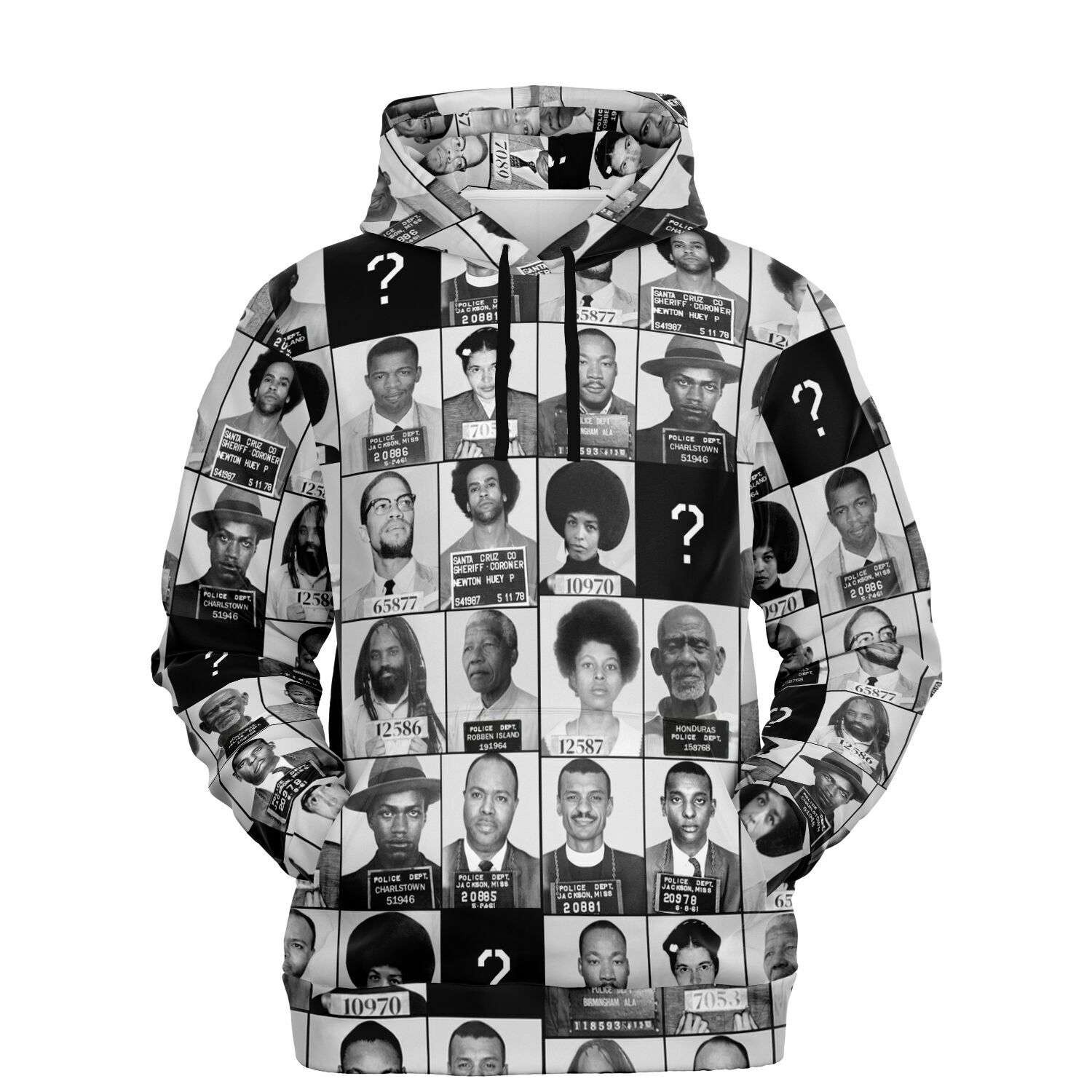 Black and Famous Mugshot Hoodie Melanin Apparel