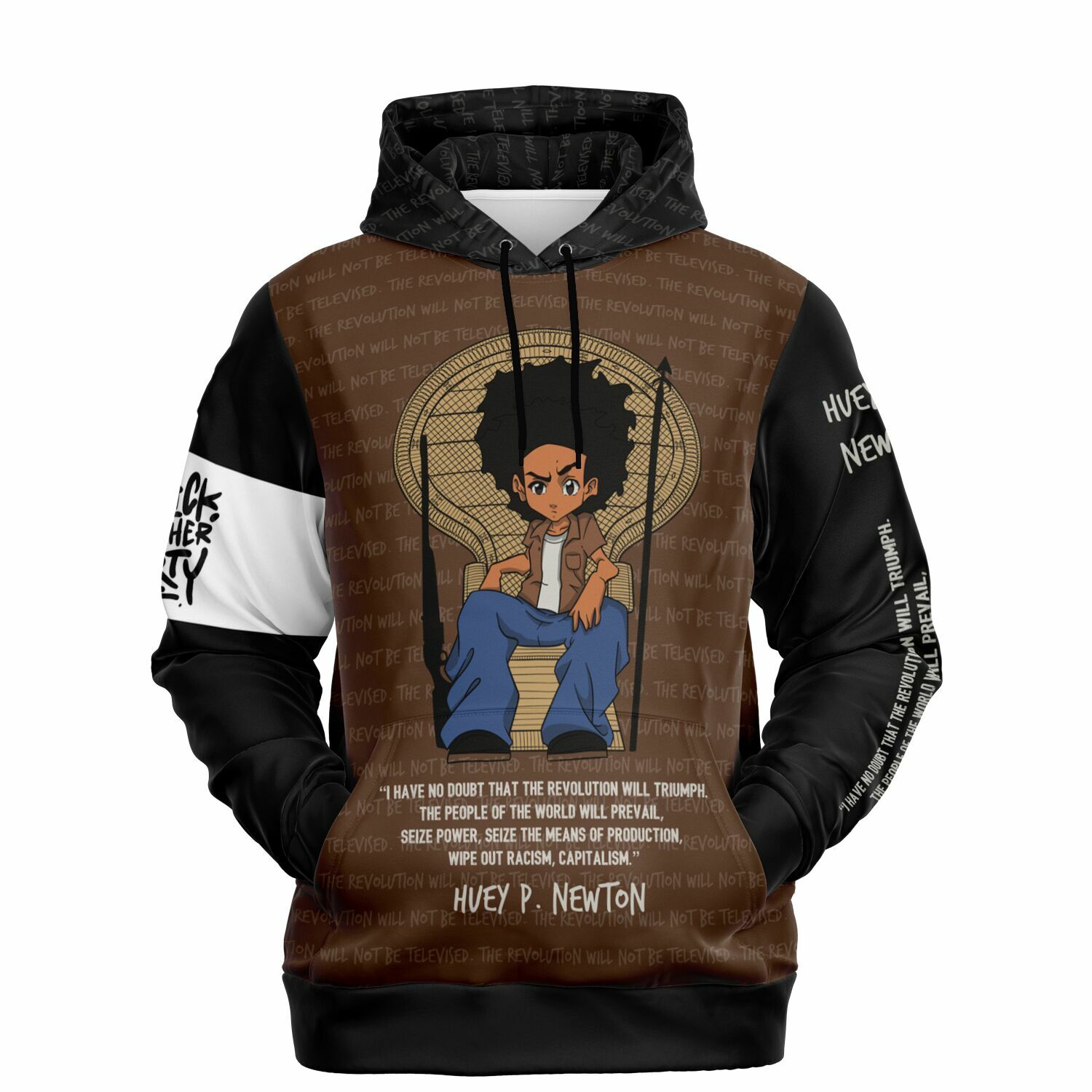 Dekryptik X The Boondocks Huey hot Hoodie