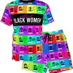 Black Women Contribution Short Set