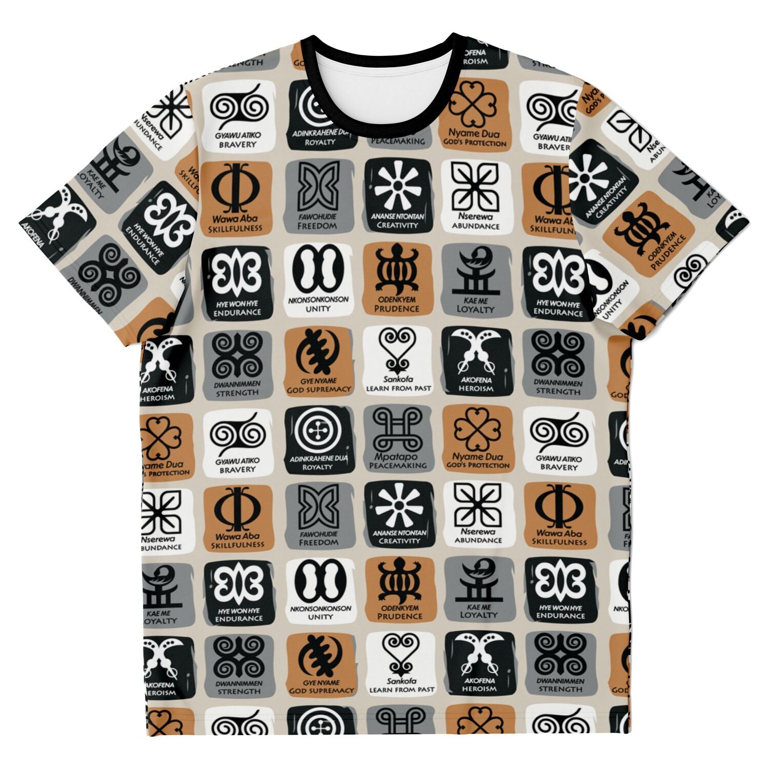 Adinkra Symbols Fashion Hoodie | Melanin Apparel