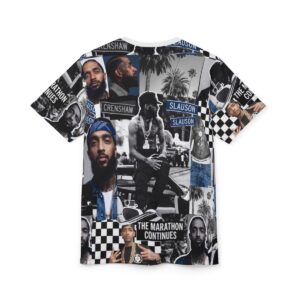 Nipsey Hussle Collage Tee Back