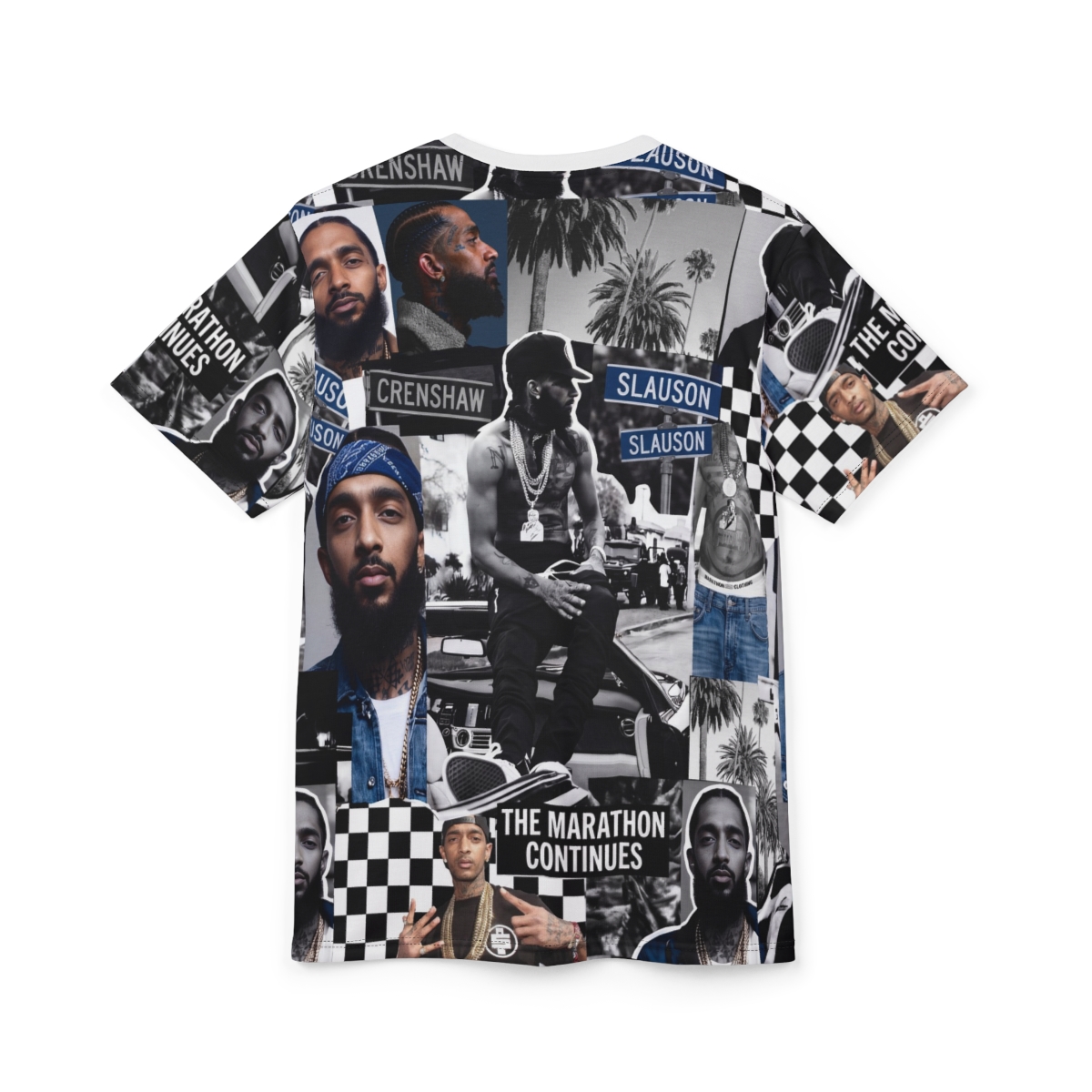 Nipsey Hussle Collage Tee Back