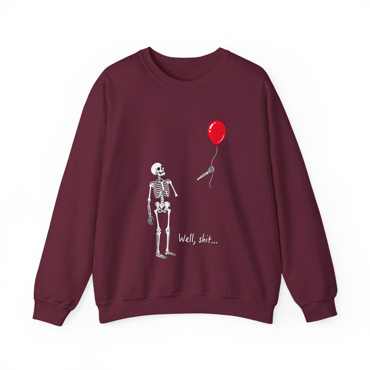 Fly Bone Sweatshirt Maroon