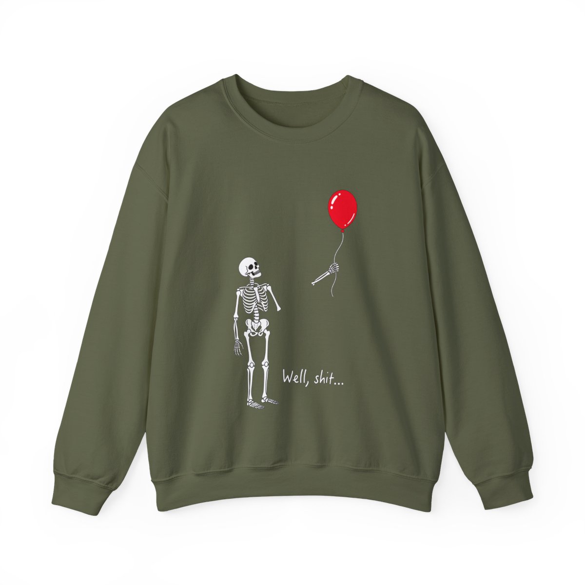 Fly Bone Sweatshirt Military Green