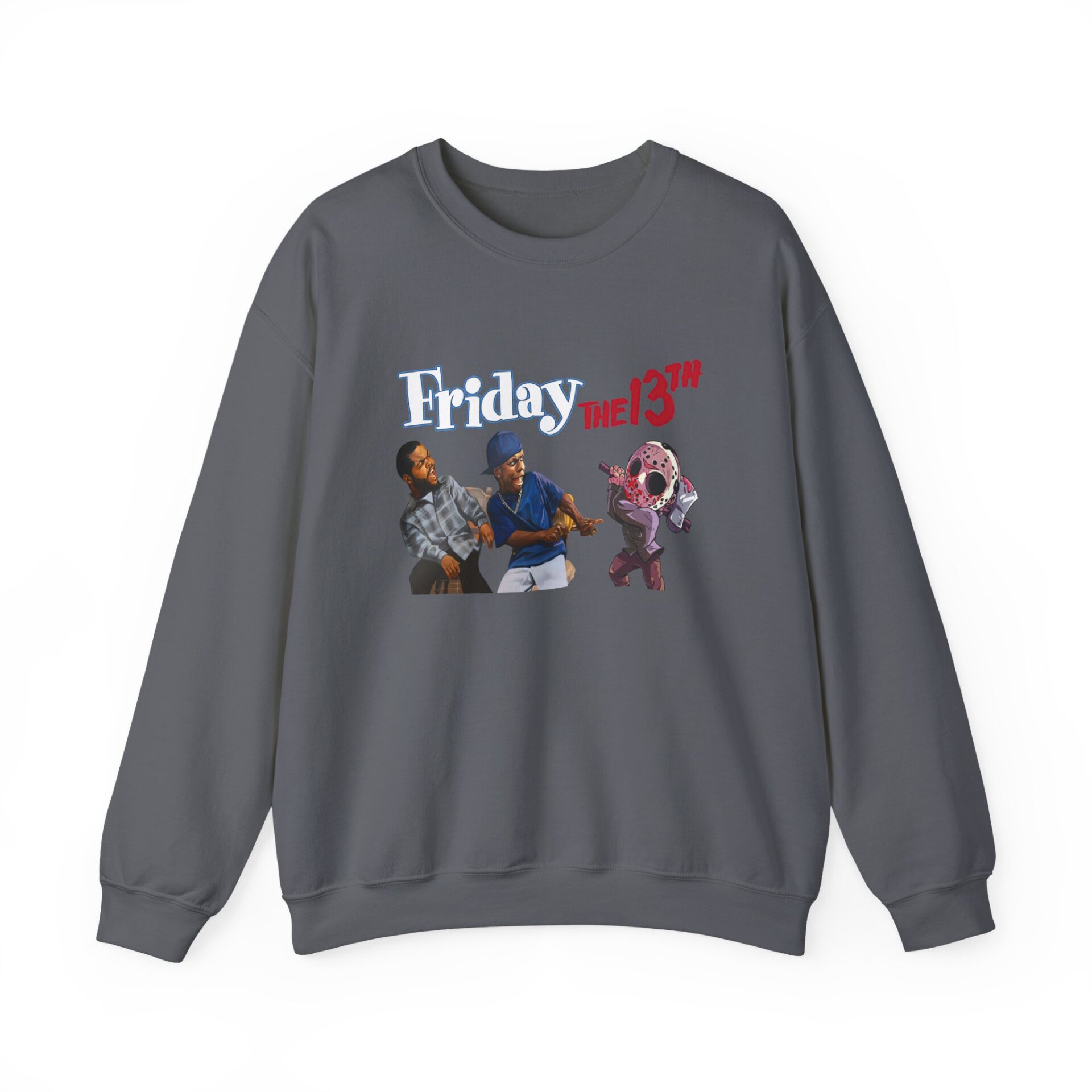 Friday the 13th Craig Smokey Jason Sweatshirt - Charcoal
