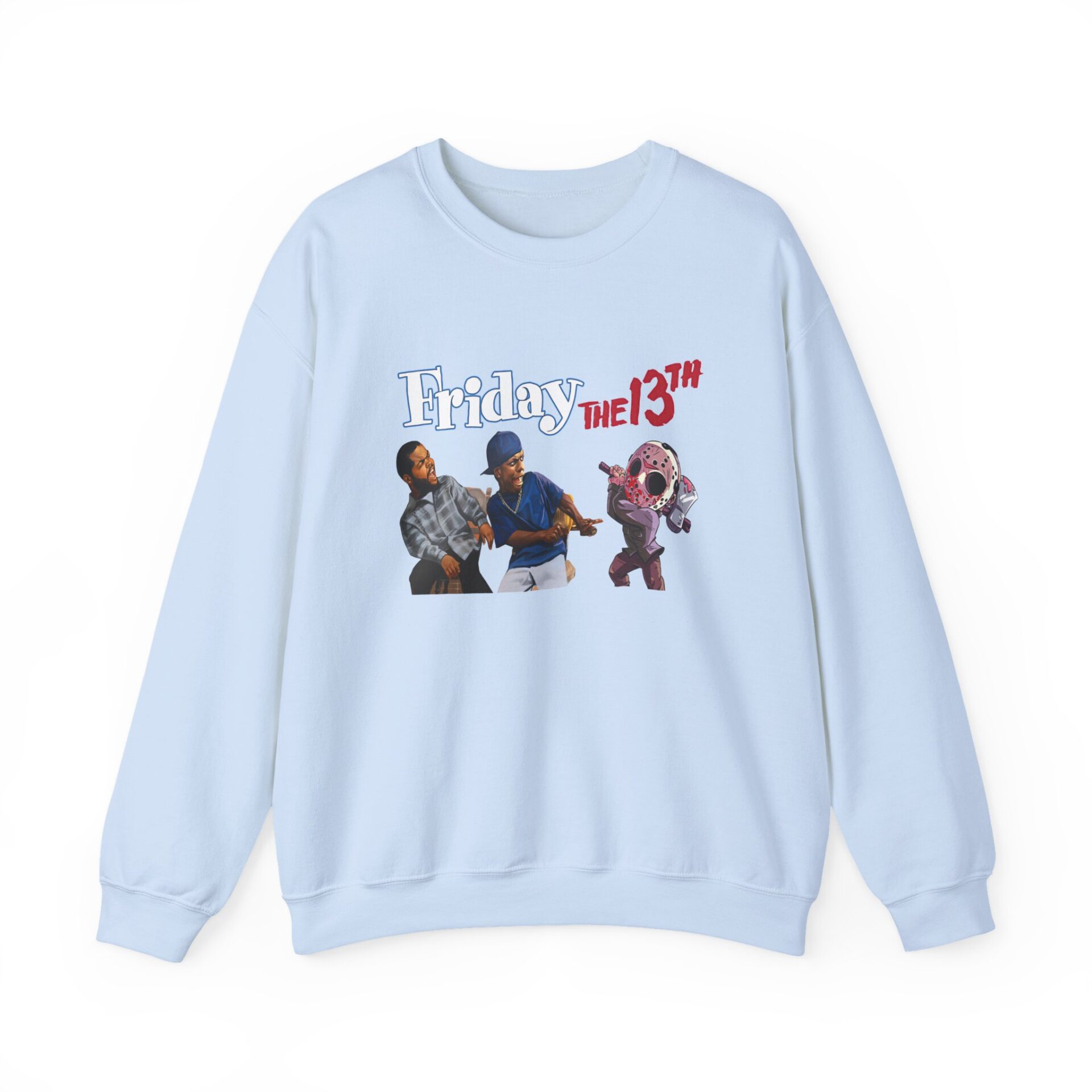 Friday the 13th Craig Smokey Jason Sweatshirt - Light Blue