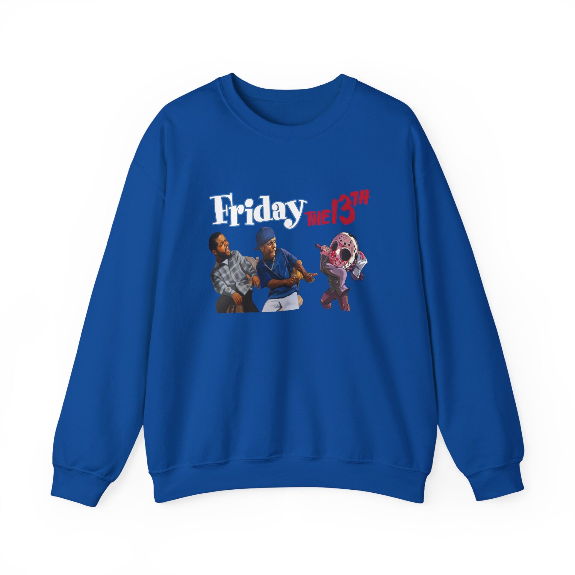 Friday the 13th Craig Smokey Jason Sweatshirt - Royal