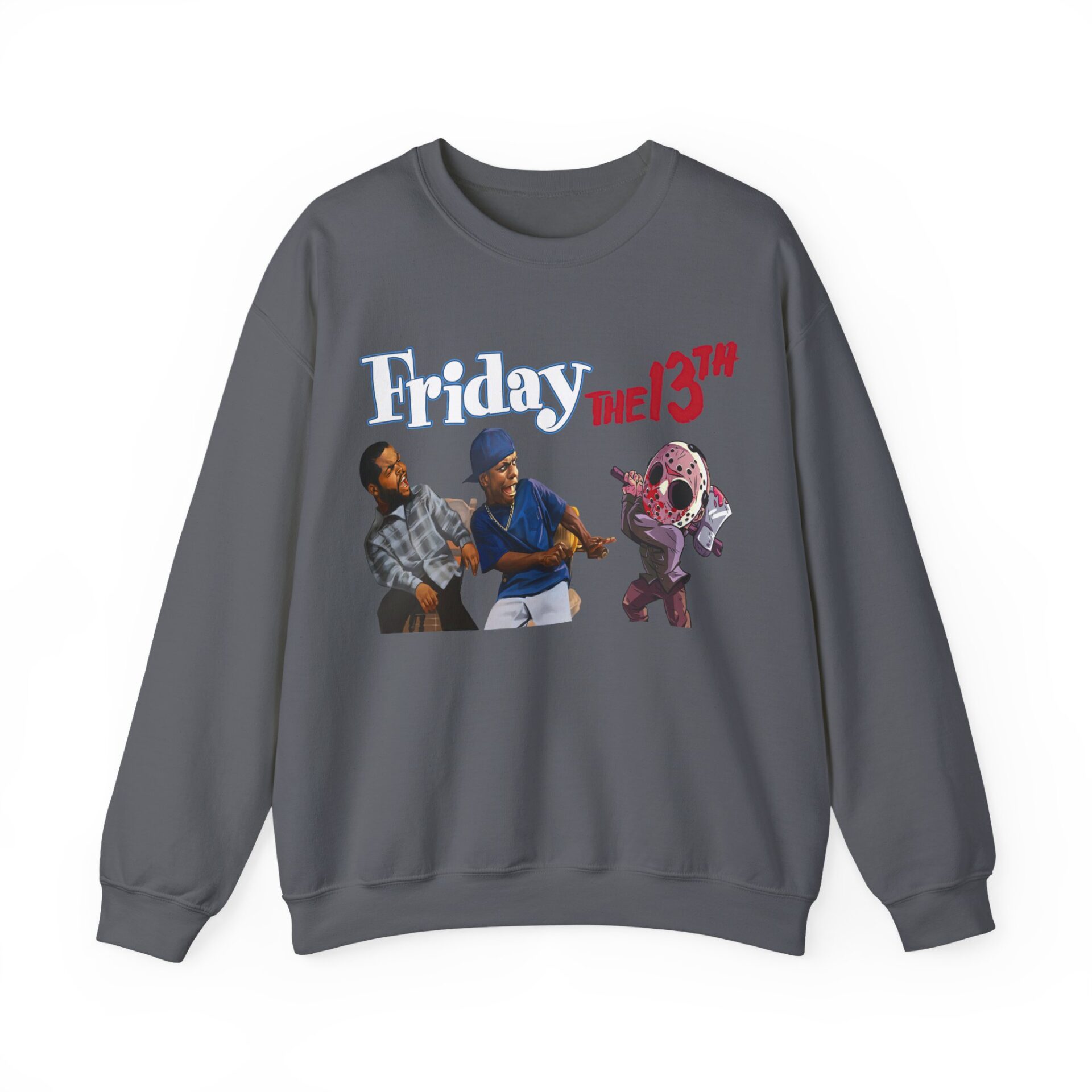 Friday the 13th Craig Smokey Jason Sweatshirt - Charcoal