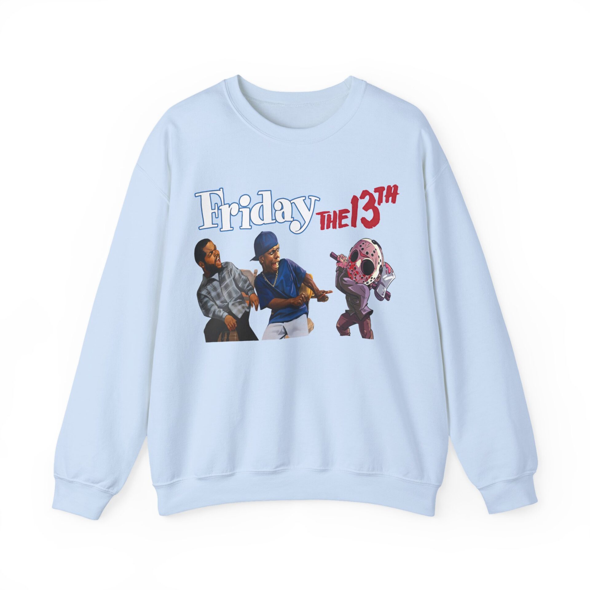 Friday the 13th Craig Smokey Jason Sweatshirt - Light Blue