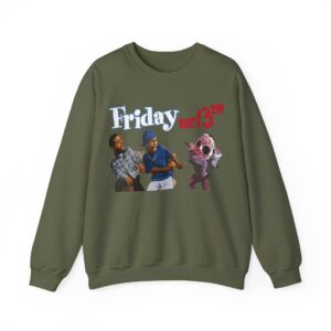 Friday the 13th Craig Smokey Jason Sweatshirt - Military Green