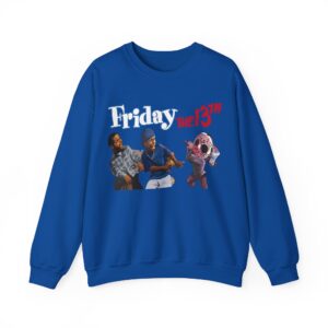Friday the 13th Craig Smokey Jason Sweatshirt - Royal