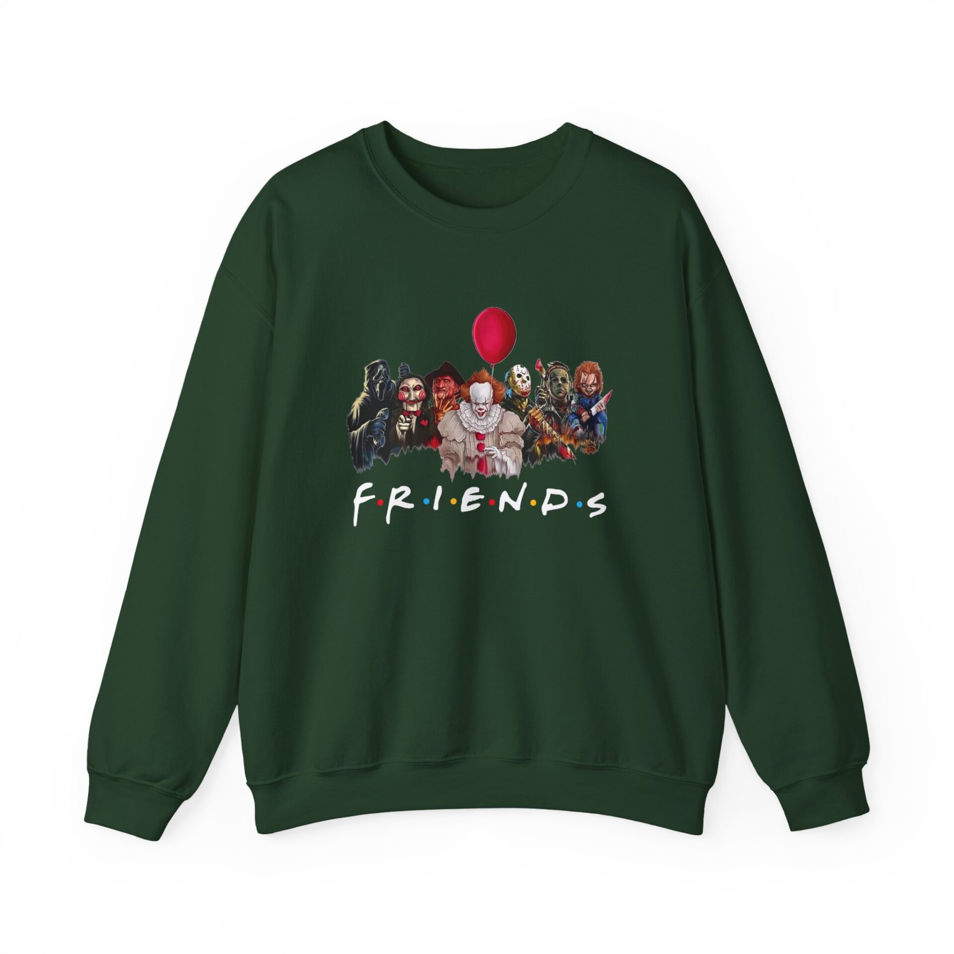 Friends Of Horror Sweatshirt - Forest Green