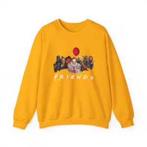 Friends Of Horror Sweatshirt - Gold