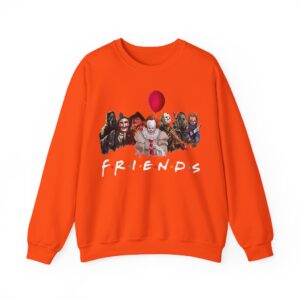 Friends Of Horror Sweatshirt - Orange