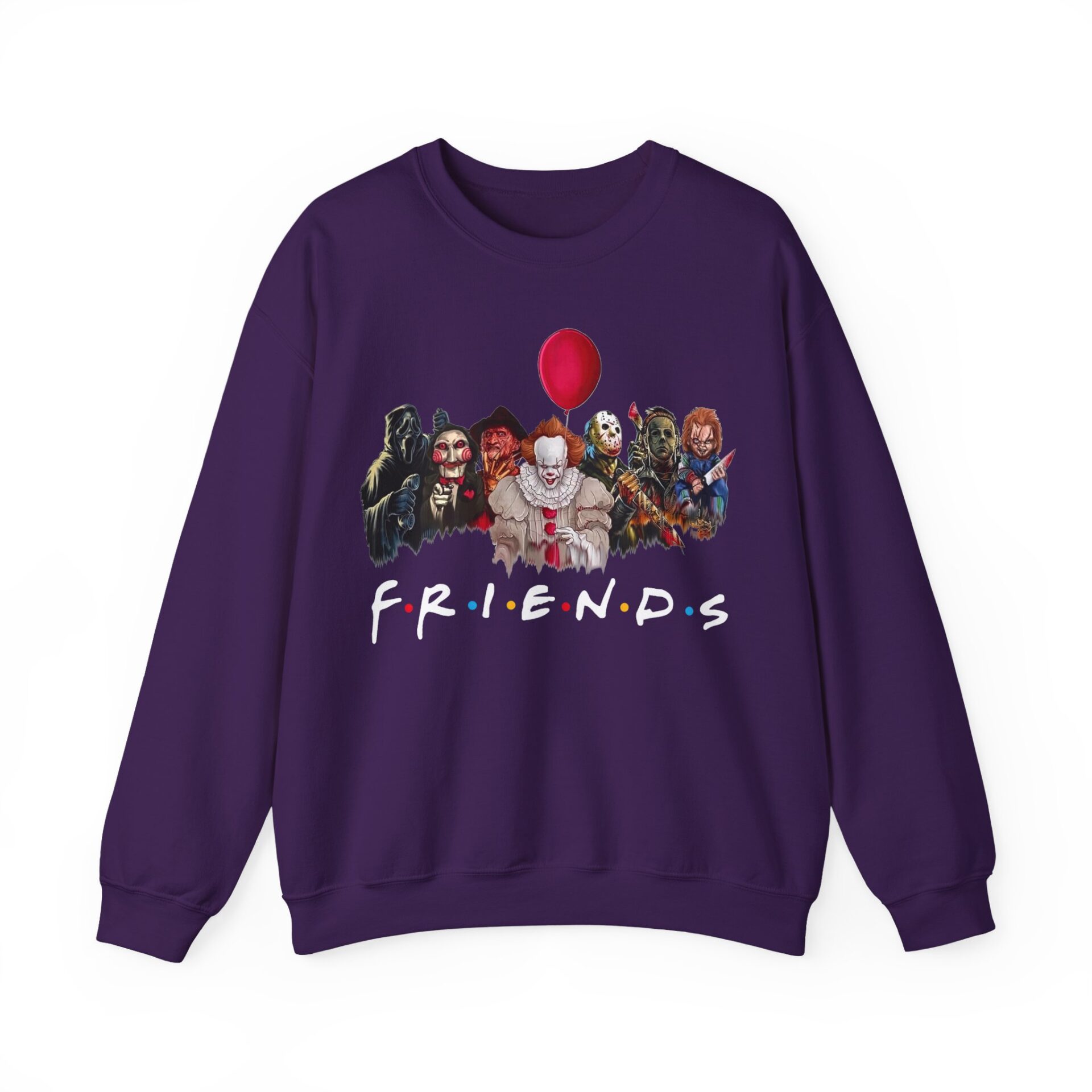 Friends Of Horror Sweatshirt - Purple