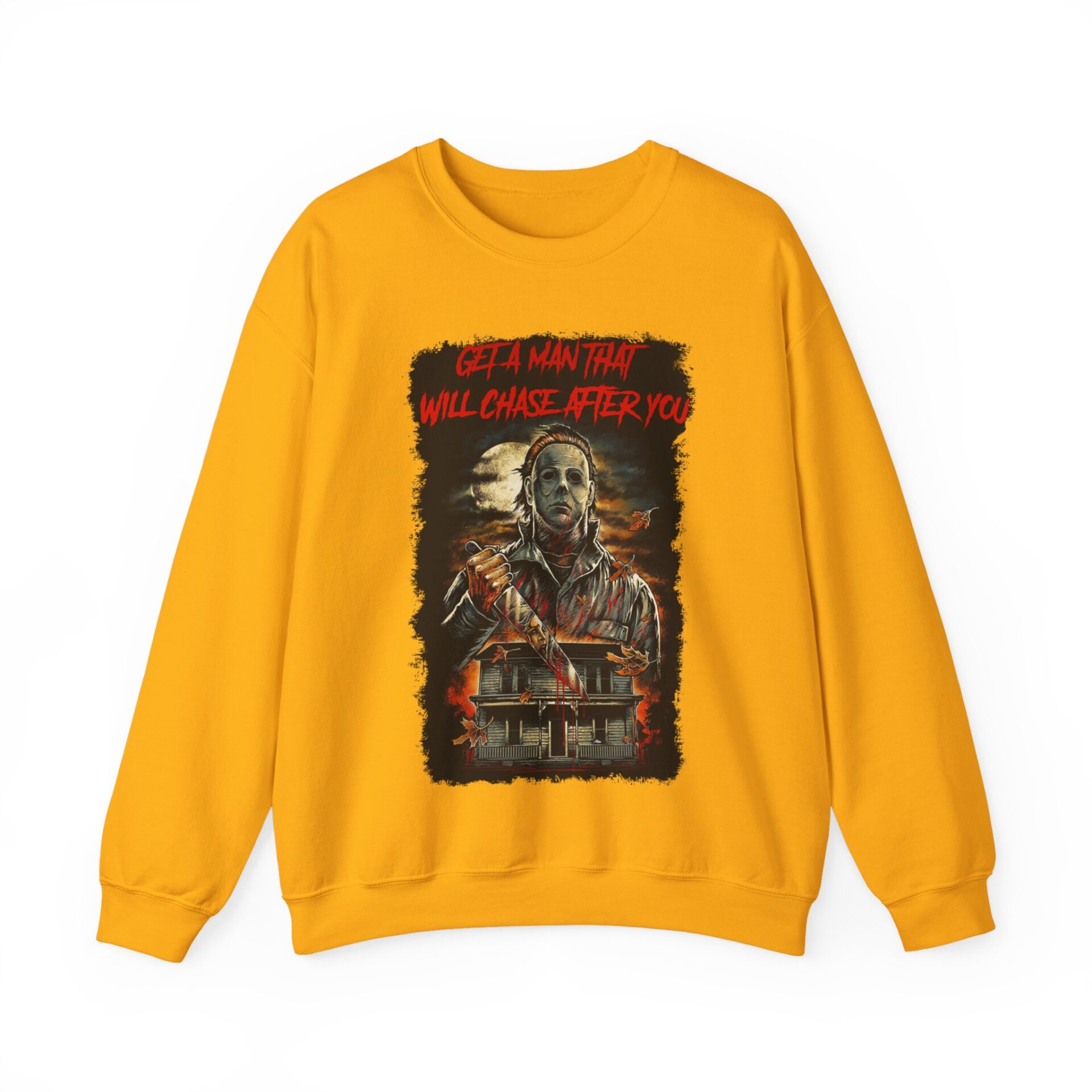 Get A Man That Will Chase After You Sweatshirt - Gold