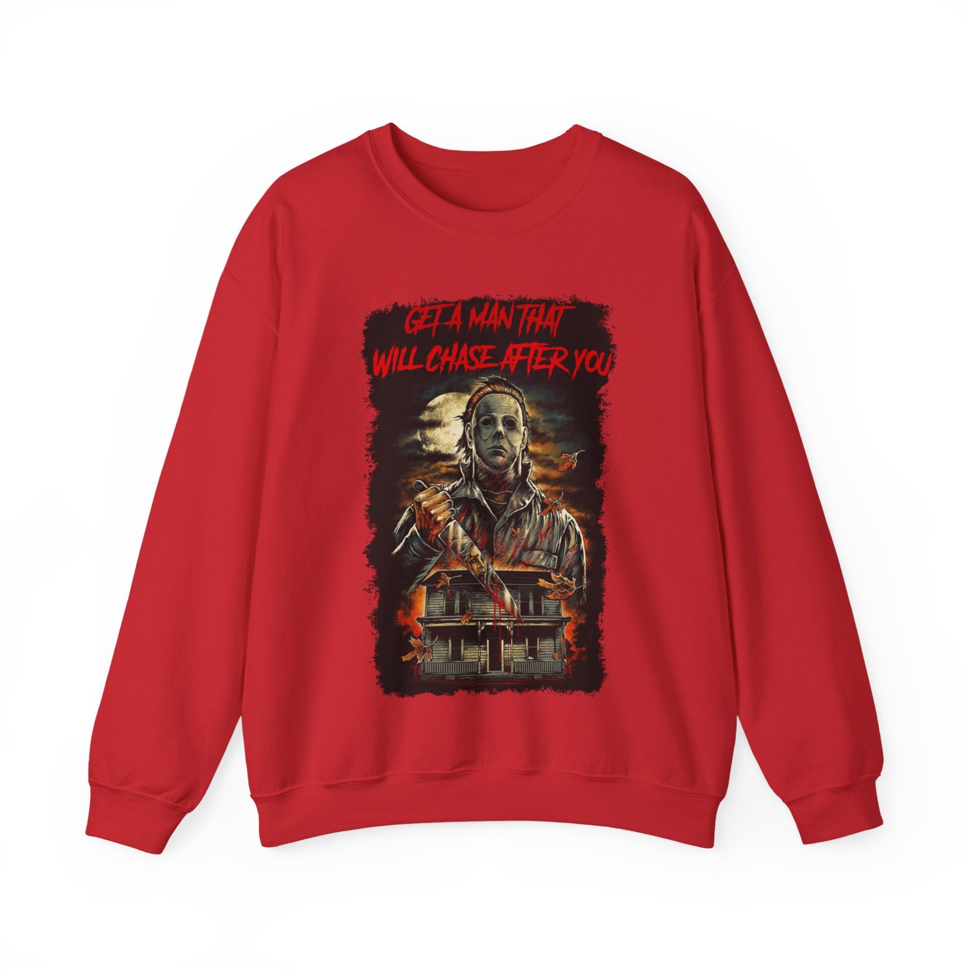 Get A Man That Will Chase After You Sweatshirt - Red
