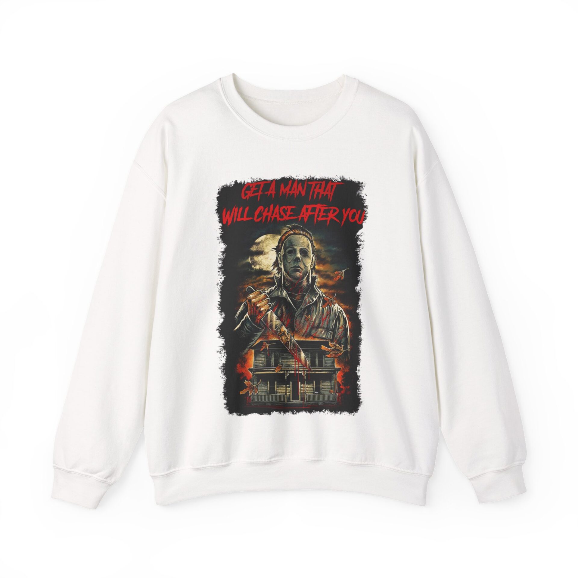 Get A Man That Will Chase After You Sweatshirt - White
