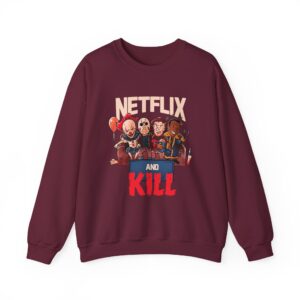 Halloween Chill Sweatshirt - Maroon