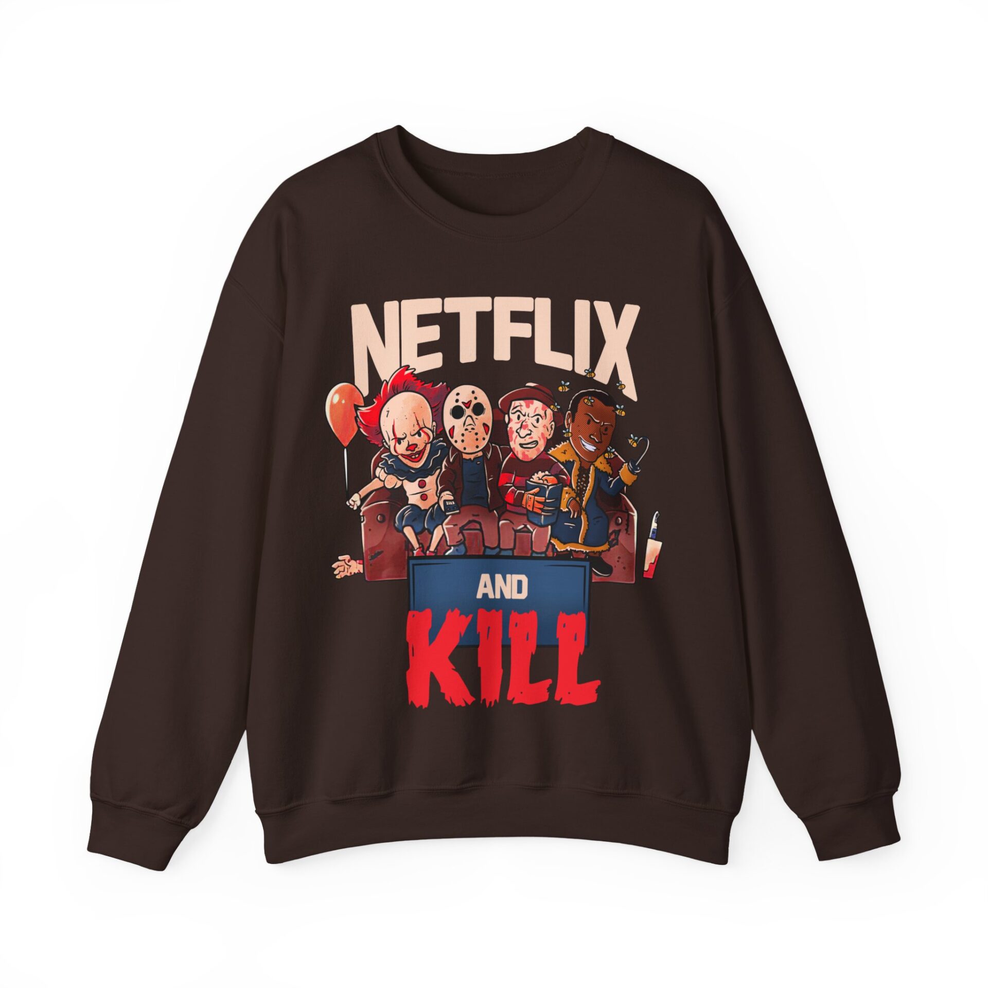 Halloween Chill Sweatshirt - Dark Chocolate