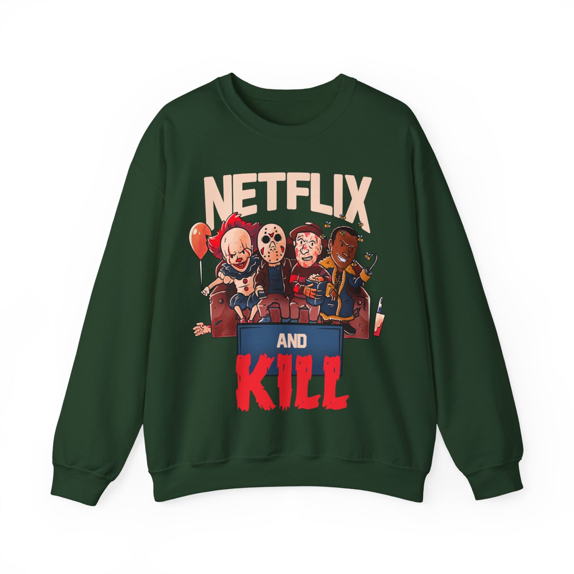 Halloween Chill Sweatshirt - Forest Green