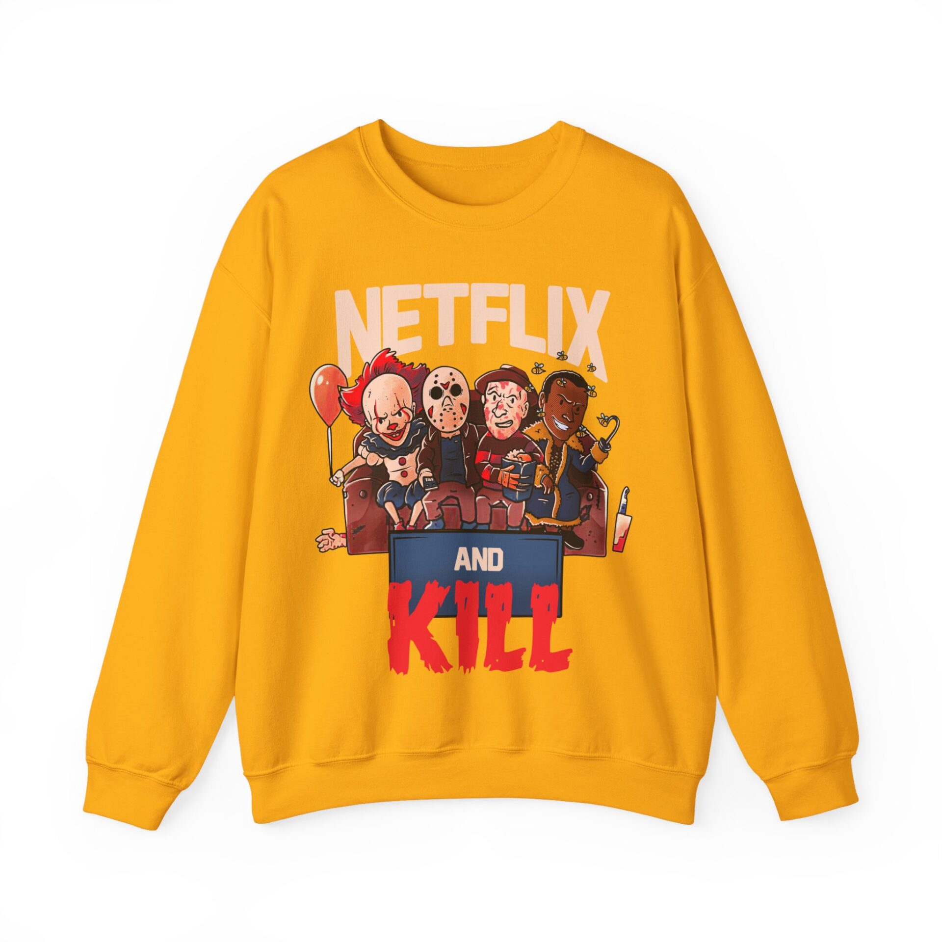 Halloween Chill Sweatshirt - Gold