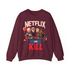 Halloween Chill Sweatshirt - Maroon