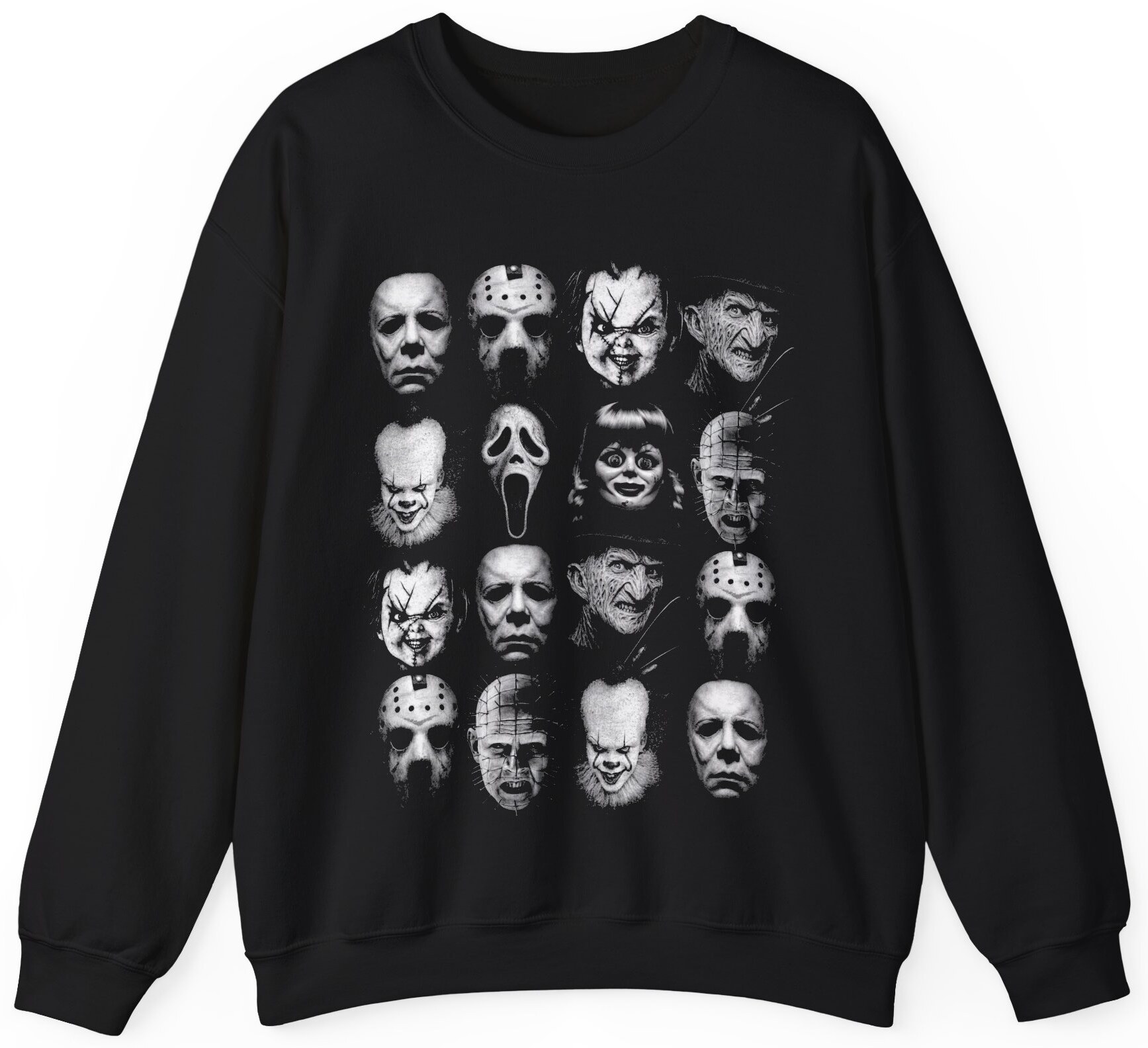 Halloween Legends Collage Sweatshirt