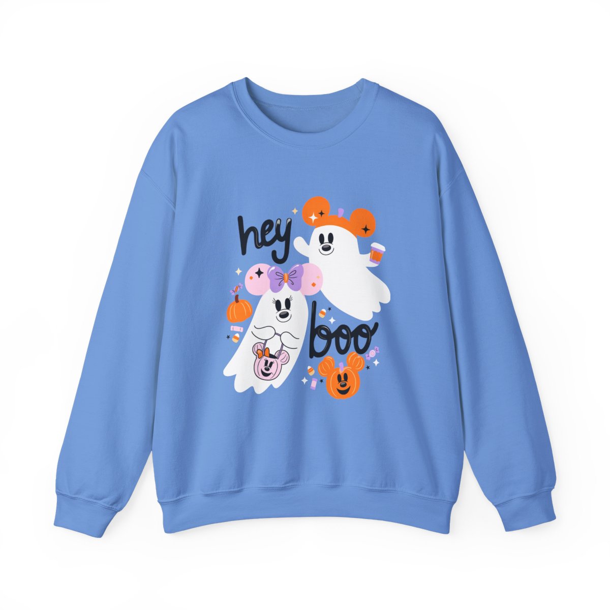 Hey Boo Sweatshirt Carolina Blue
