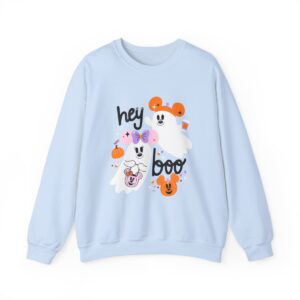 Hey Boo Sweatshirt Light Blue