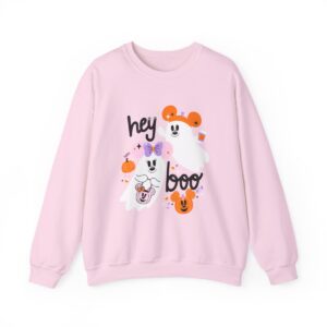 Hey Boo Sweatshirt Light Pink