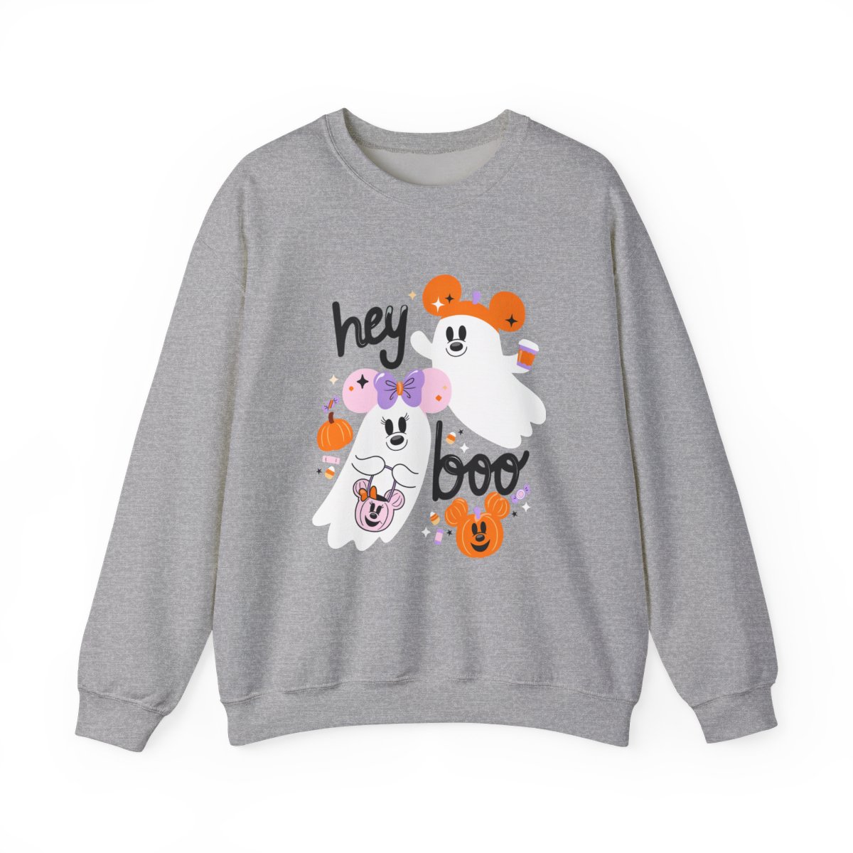 Hey Boo Sweatshirt Sport Grey
