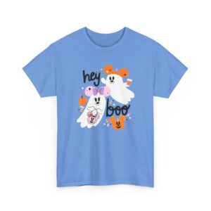Hey Boo Tee Carolina Blue