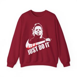 Michael Myers Just Do It Sweatshirt - Cardinal Red
