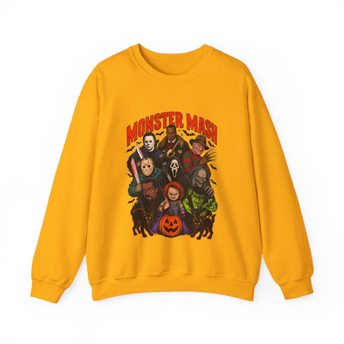 Monster Mash Sweatshirt Gold