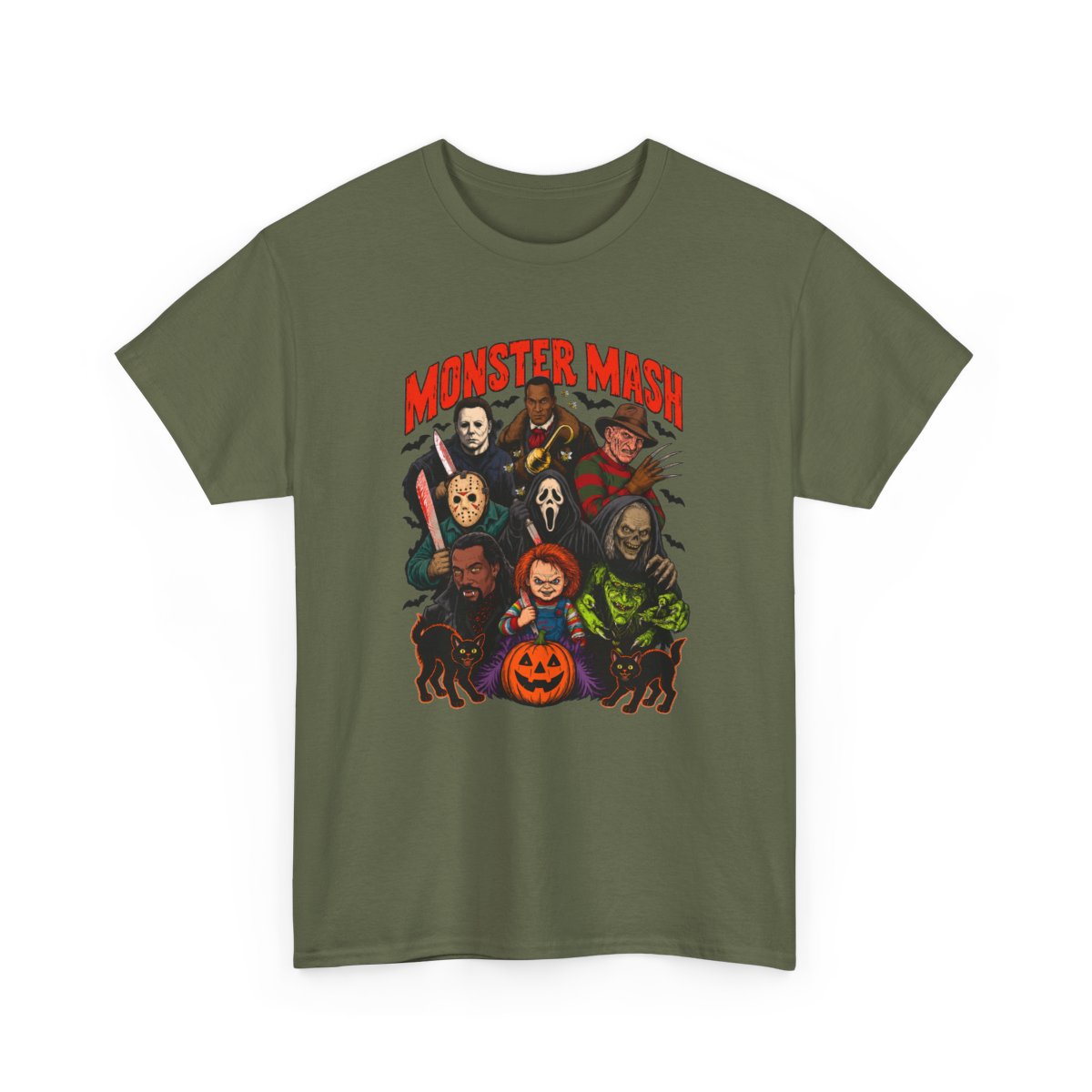 Monster Mash Tee Military Green