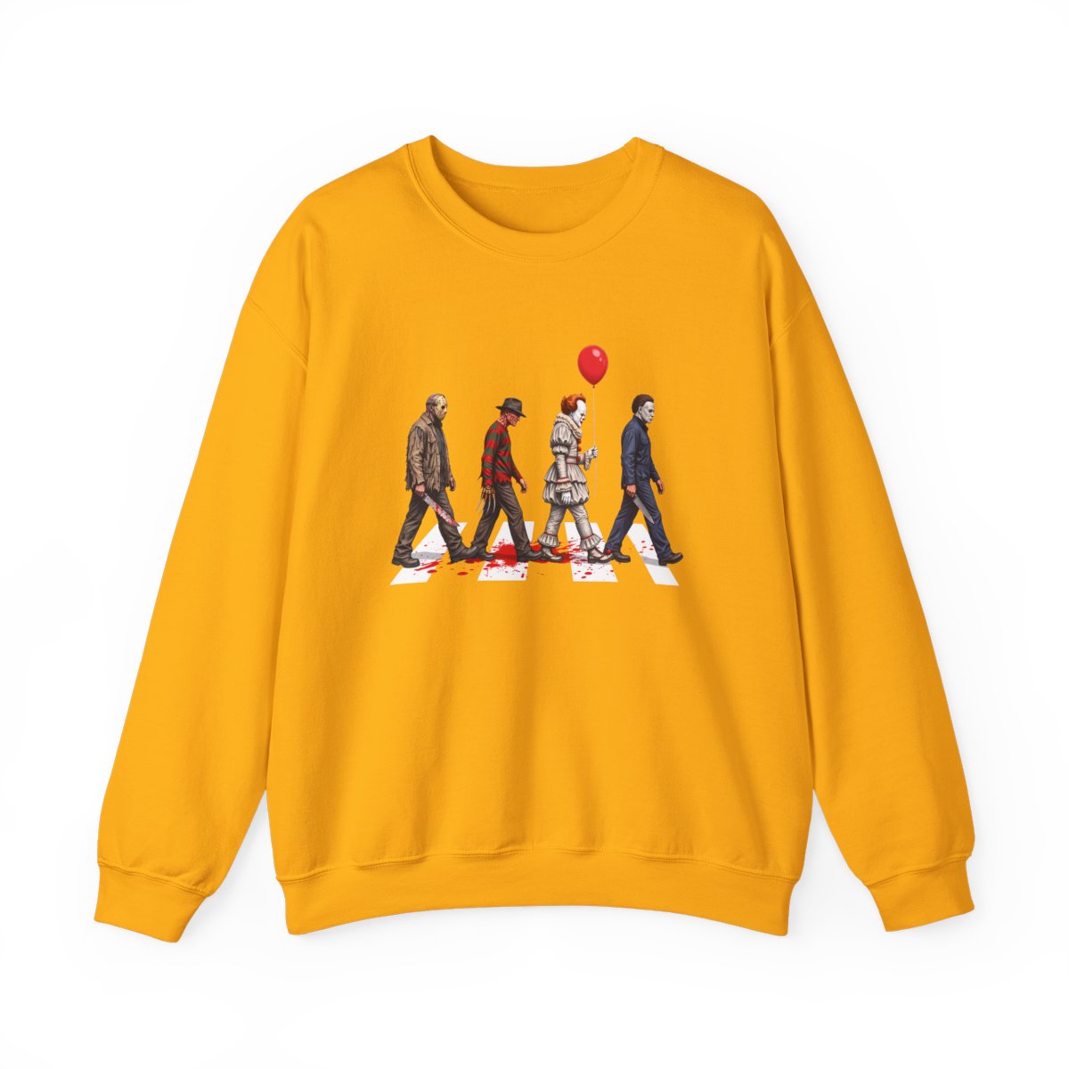 Monster Stroll Sweatshirt Gold