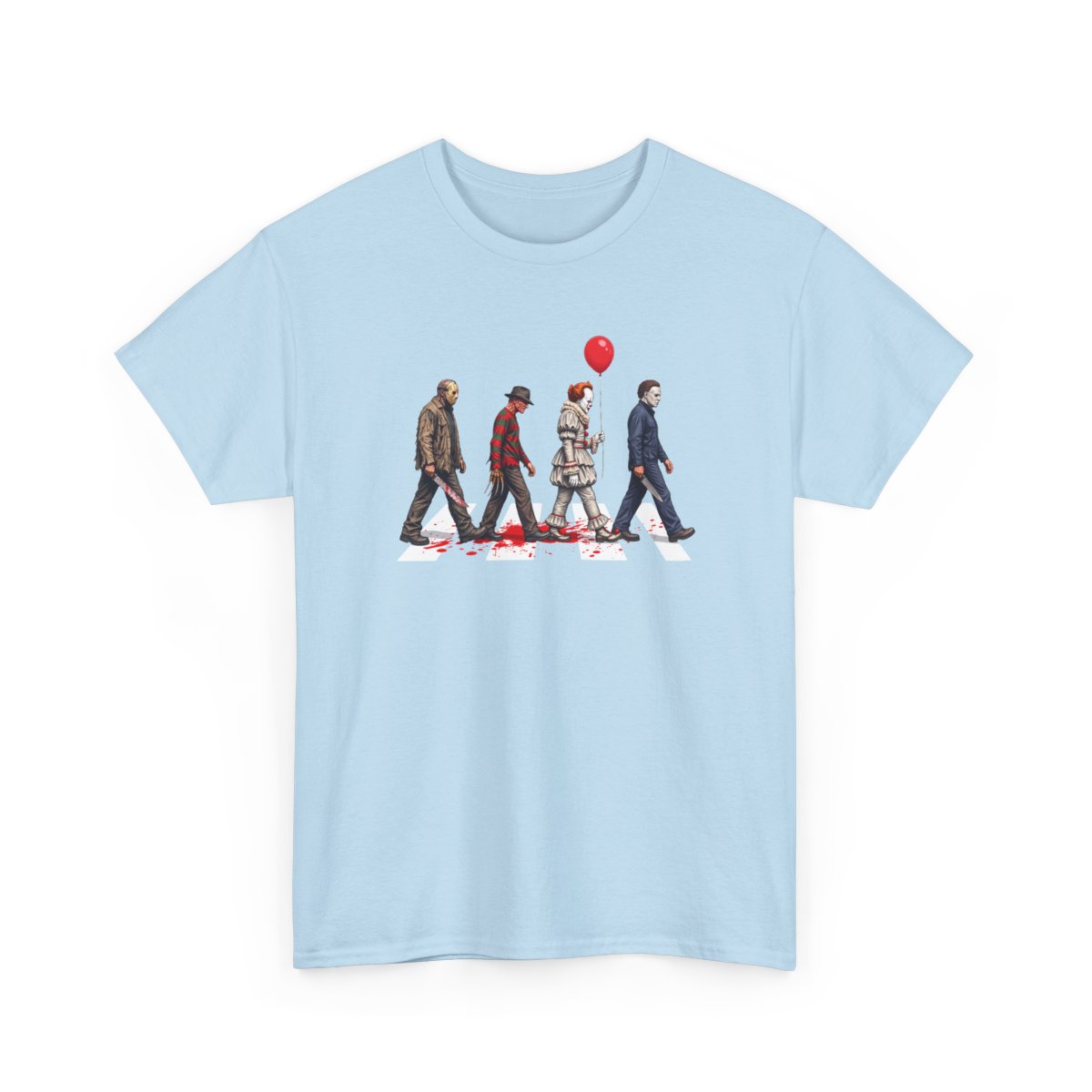 Monster Stroll Tee Light Blue