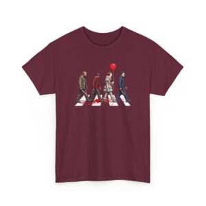 Monster Stroll Tee Maroon