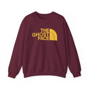 The Ghost Face Sweatshirt - Maroon
