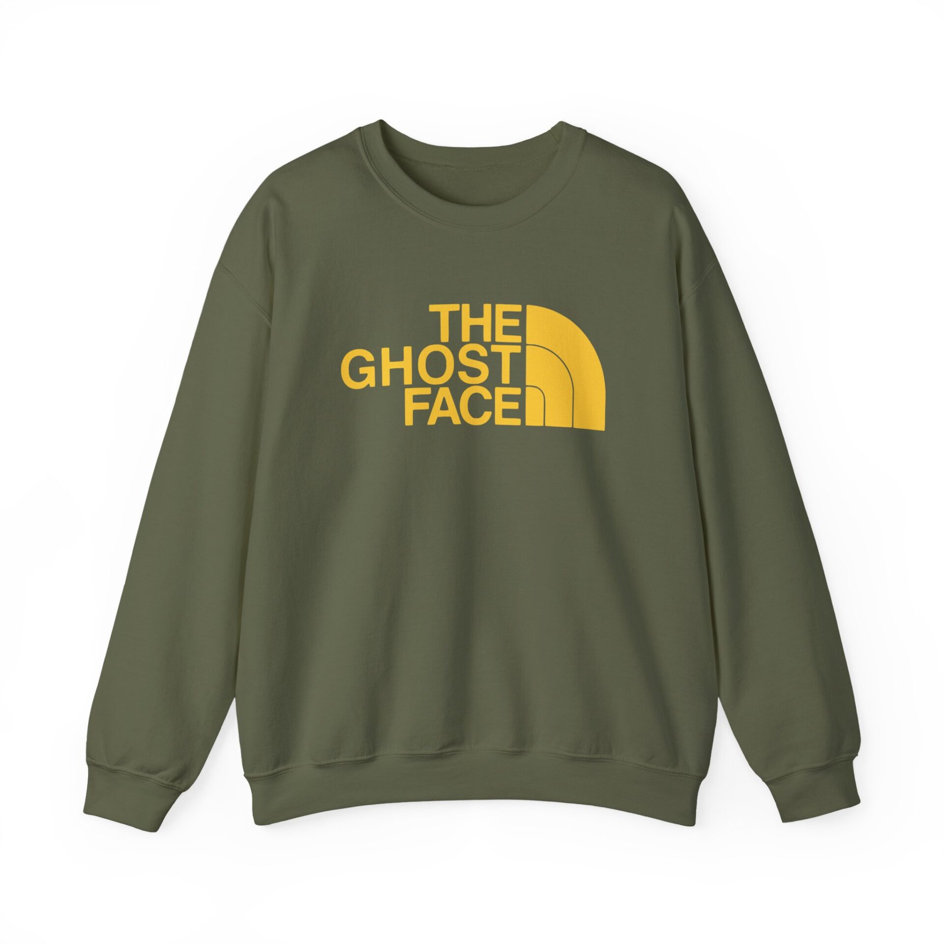 The Ghost Face Sweatshirt - Military Green