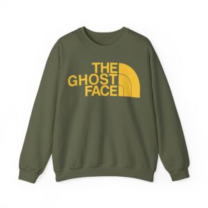 The Ghost Face Sweatshirt - Military Green