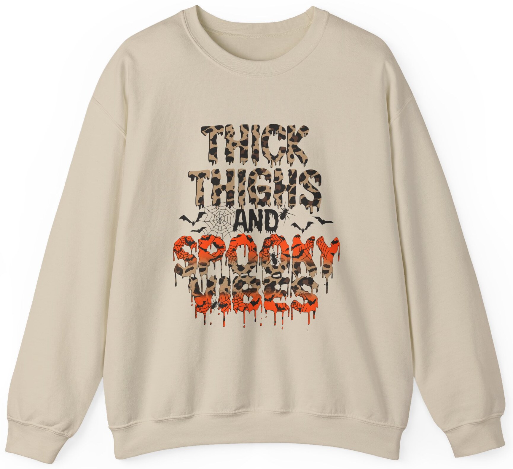 Thick Thighs And Spooky Vibes Sweatshirt