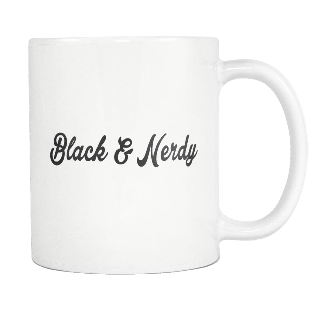 Black and Nerdy Mug - Melanin Apparel