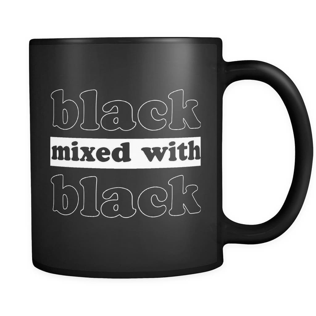 Black Mixed With Black Mug - Melanin Apparel