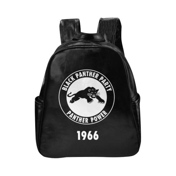 Black Panther Leather backpack - Melanin Apparel