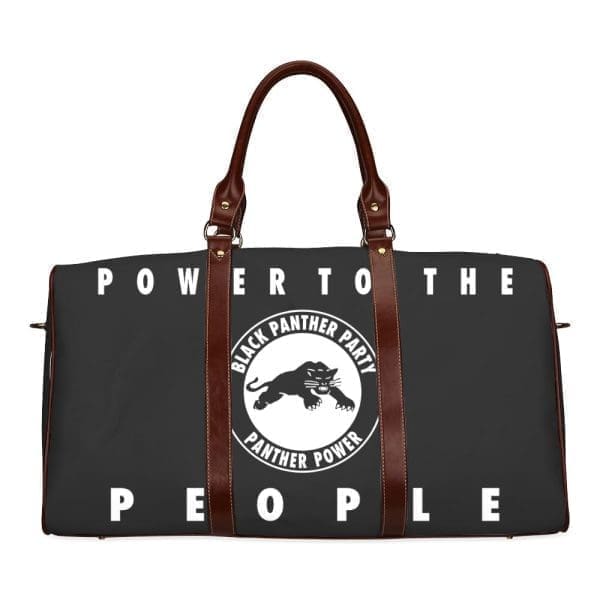 Black Panther Party Large Waterproof Travel Bag - Melanin Apparel