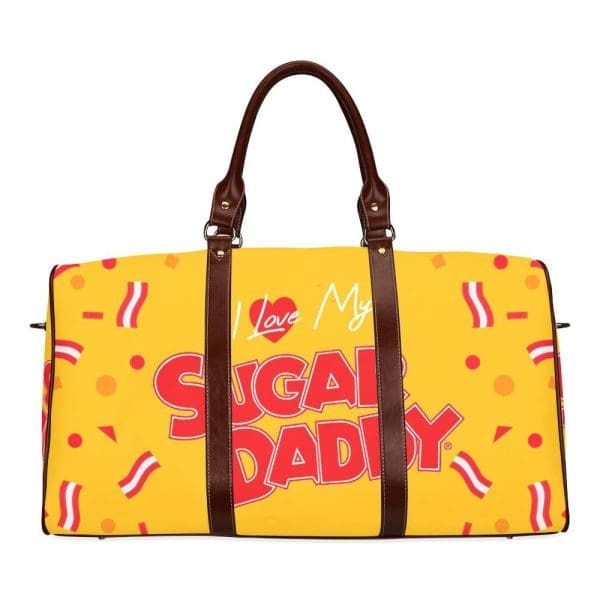 I Love My Sugar Daddy Large Waterproof Travel Bag - Melanin Apparel