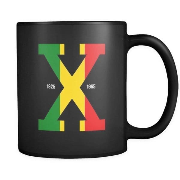 Malcolm X Tri-Color Mug - Melanin Apparel