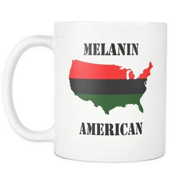 Melanin American Mug - Melanin Apparel